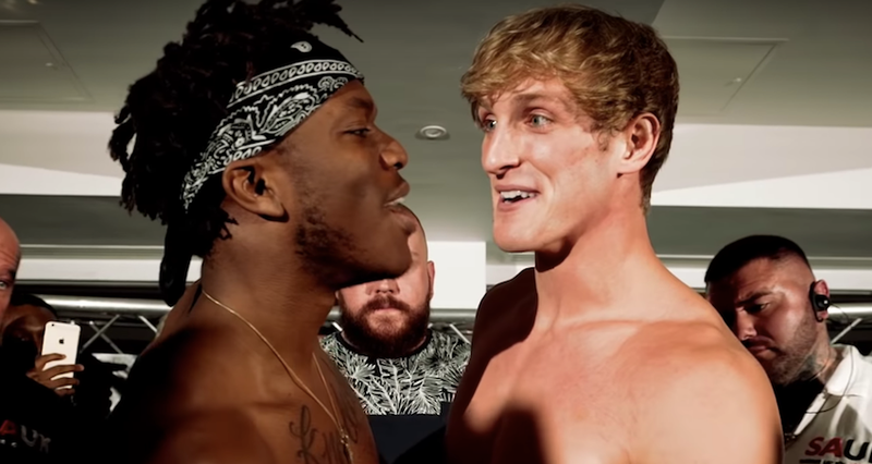 Los YouTubers Logan Paul y KSI se enfrentaron en una pelea de boxeo.